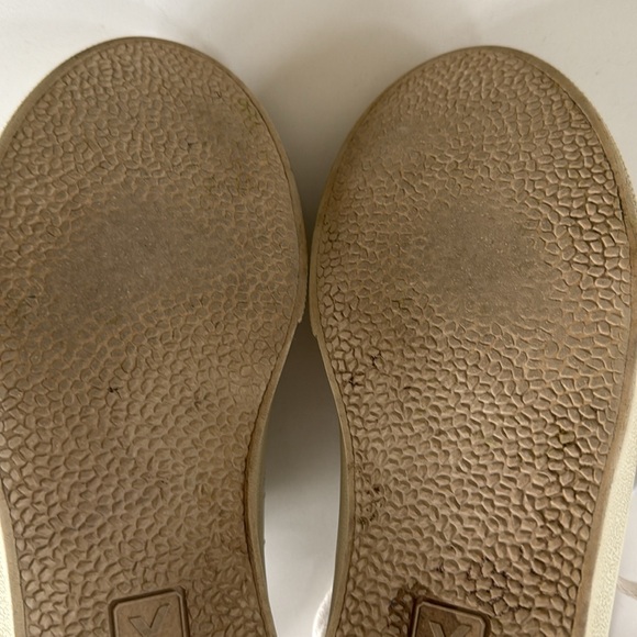 VEJA Esplar Leather Logo Sneakers in White Color Womens Size 7 - Picture 12 of 16